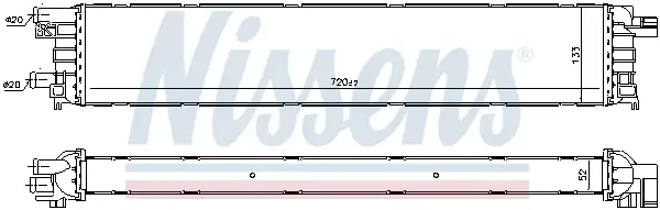 Begrenztes Angebot NISSENS 60355 - Niedertemperaturkühler, Ladeluftkühler