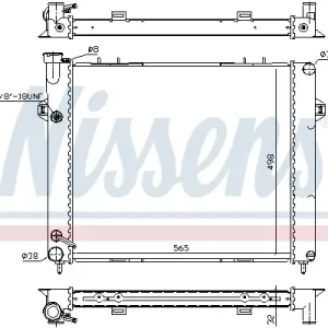 NISSENS 609891 - Kühler, Motorkühlung Jetzt Bestellen