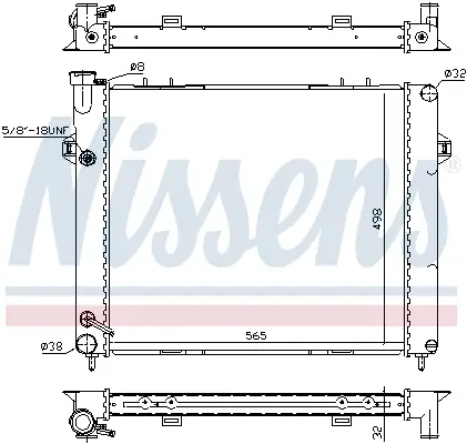 NISSENS 609891 - Kühler, Motorkühlung Jetzt Bestellen