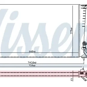 NISSENS 61315 - Kühler, Motorkühlung - ** FIRST FIT ** Top-Angebot