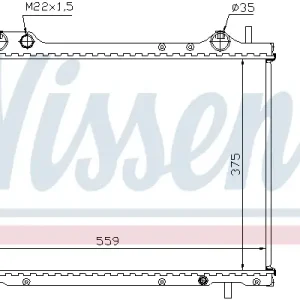 Meistverkauft NISSENS 61792A - Kühler, Motorkühlung