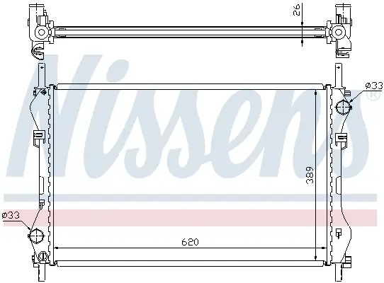 NISSENS 62044A - Kühler, Motorkühlung Sofort Bestellen