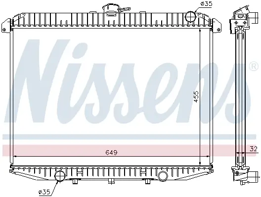NISSENS 62069A - Kühler, Motorkühlung Angebot