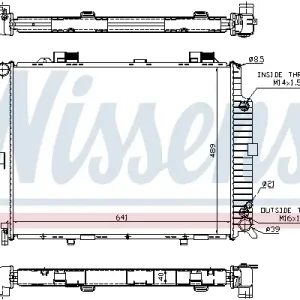 Beliebt NISSENS 62689A - Kühler, Motorkühlung