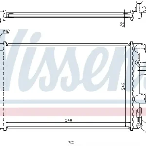 NISSENS 63016 - Kühler, Motorkühlung Sichere Zahlung