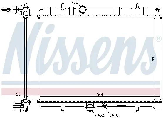 NISSENS 63689A - Kühler, Motorkühlung - ** FIRST FIT ** Neuheit