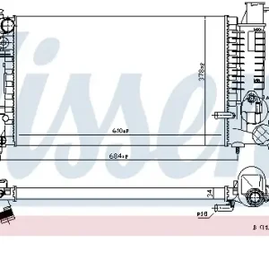 Echt NISSENS 63578A - Kühler, Motorkühlung - ** FIRST FIT **