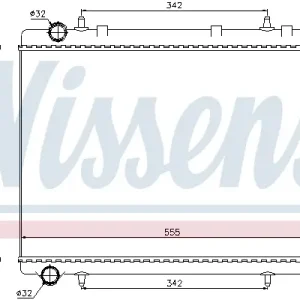 Mega-Angebot NISSENS 63601 - Kühler, Motorkühlung