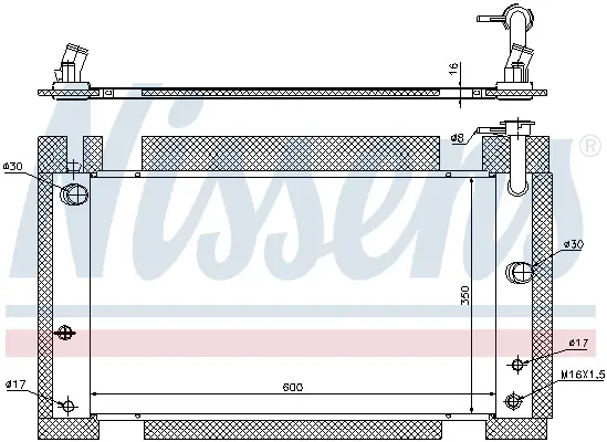 NISSENS 646809 - Kühler, Motorkühlung Neu Im Sortiment