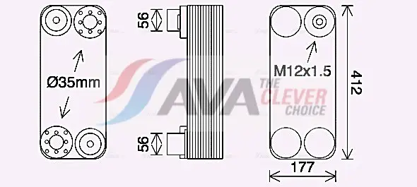 AVA Clever Choice SC3055 - Ölkühler, Retarder Top-Preis