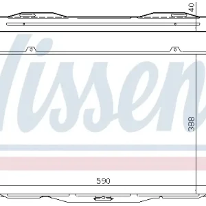 Wochenendangebot NISSENS 65540A - Kühler, Motorkühlung