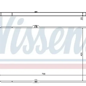 Billig NISSENS 66618 - Kühler, Motorkühlung