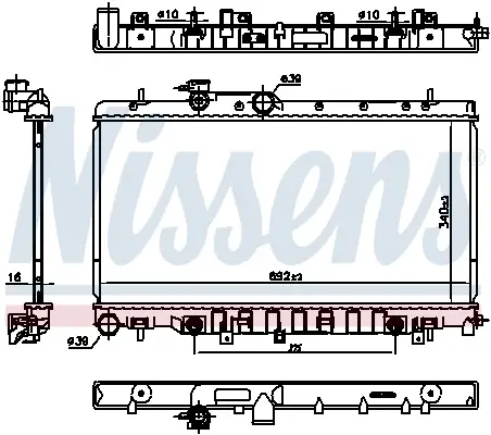 Angebot NISSENS 67711 - Kühler, Motorkühlung