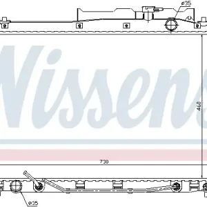 Must-Have NISSENS 67527 - Kühler, Motorkühlung