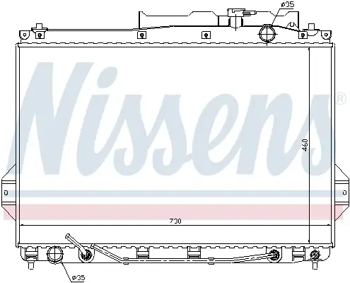 Must-Have NISSENS 67527 - Kühler, Motorkühlung