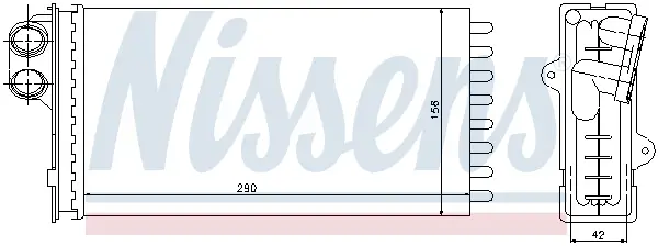 NISSENS 71145 - Wärmetauscher, Innenraumheizung - ** FIRST FIT ** Jetzt Kaufen