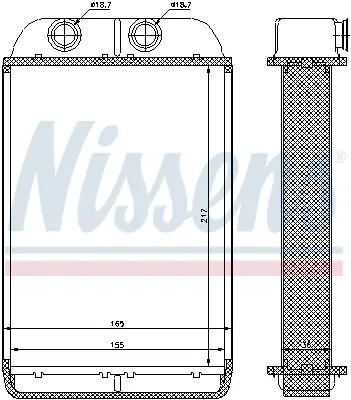 NISSENS 70232 - Wärmetauscher, Innenraumheizung Online Kaufen