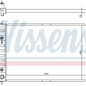 Meistverkauft NISSENS 68743 - Kühler, Motorkühlung