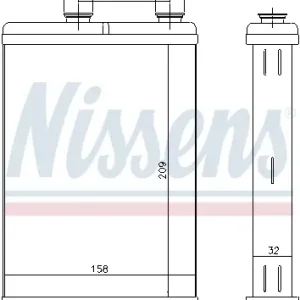 Direktkauf NISSENS 71451 - Wärmetauscher, Innenraumheizung