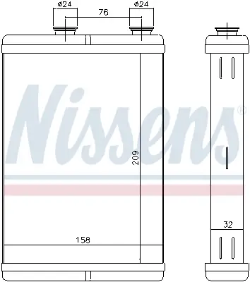 Direktkauf NISSENS 71451 - Wärmetauscher, Innenraumheizung