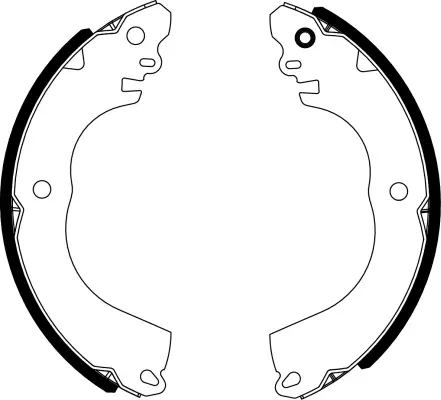 TEXTAR 91081900 - Bremsbackensatz Ausverkauf