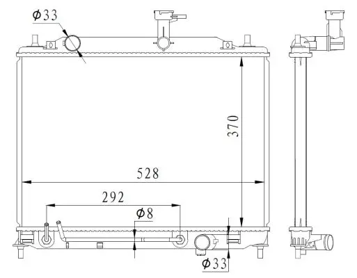 NRF 550015 - Kühler, Motorkühlung Neue Ware