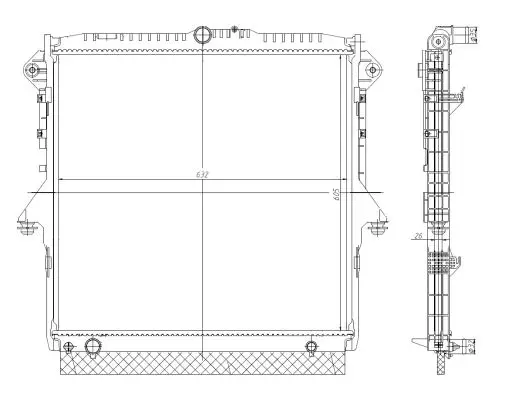 NRF 560001 - Kühler, Motorkühlung Jetzt Kaufen