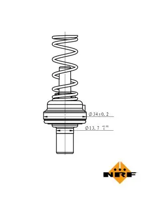 Versand Am Gleichen Tag NRF 725085 - Thermostat, Kühlmittel