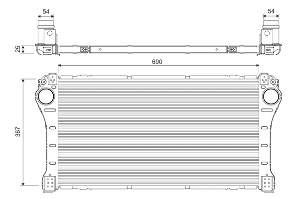 VALEO 818375 - Ladeluftkühler Bestpreis