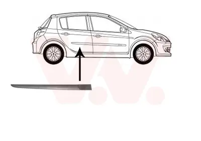 Garantierte Lieferung VAN WEZEL 4331426 - Zier-/Schutzleiste, Tür