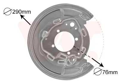 Jetzt Kaufen VAN WEZEL 5307374 - Spritzblech, Bremsscheibe