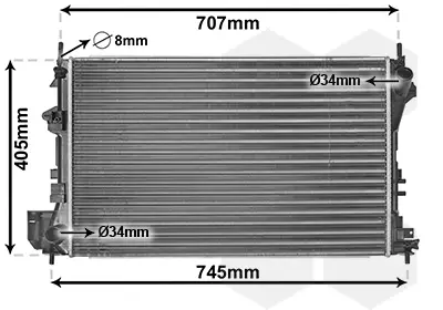 VAN WEZEL 37002338 - Kühler, Motorkühlung Günstig