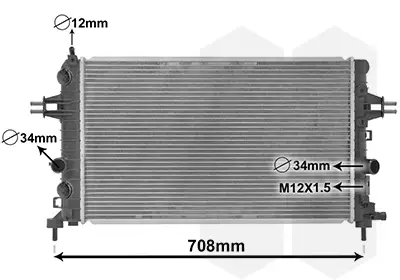 Super-Preis VAN WEZEL 37002363 - Kühler, Motorkühlung