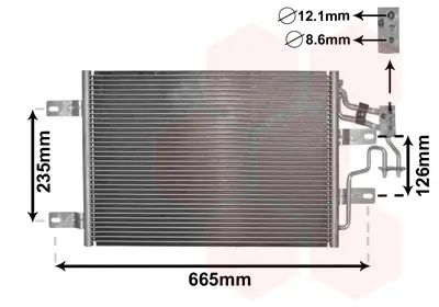 VAN WEZEL 37005394 - Kondensator, Klimaanlage Schneller Versand