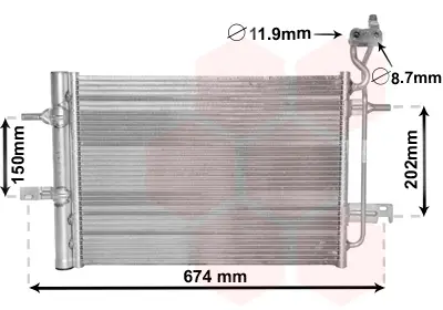 Zertifiziert VAN WEZEL 37005620 - Kondensator, Klimaanlage