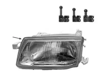 Highlight VAN WEZEL 3735942 - Hauptscheinwerfer