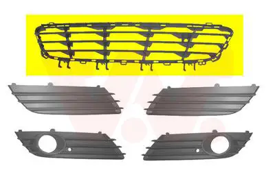 Angebot VAN WEZEL 3745590 - Lüftungsgitter, Stoßfänger - ** Equipart **