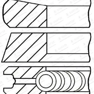 GOETZE ENGINE 08-422007-00 - Kolbenringsatz Top-Preis