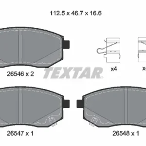 Rabatt TEXTAR 2654601 - Bremsbelagsatz, Scheibenbremse - Q+