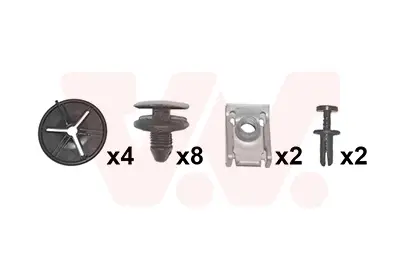 Kracherpreis VAN WEZEL 4014793 - Montagesatz, Stoßfänger