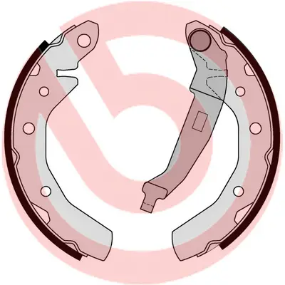 Finale Aktion BREMBO S 10 517 - Bremsbackensatz - ESSENTIAL LINE