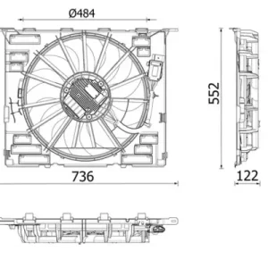 MAHLE CFF 646 000P - Lüfter, Motorkühlung Highlight