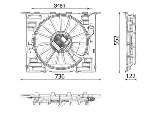 MAHLE CFF 646 000P - Lüfter, Motorkühlung Highlight