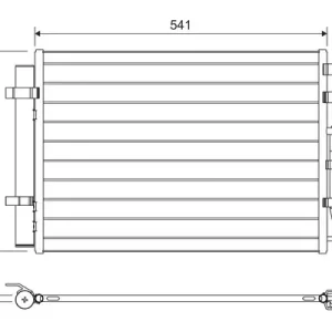 VALEO 822582 - Kondensator, Klimaanlage Rabatt