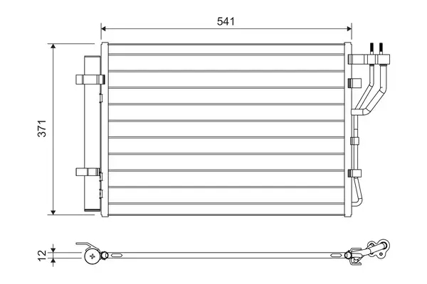 VALEO 822582 - Kondensator, Klimaanlage Rabatt