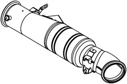 Echt DINEX 48156 - Abgasrohr
