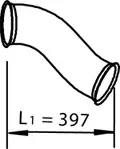 DINEX 82210 - Abgasrohr Rabatt