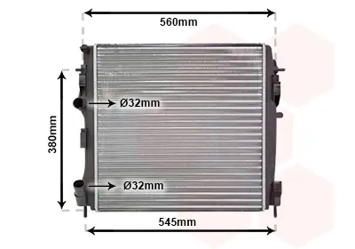 Meistverkauft VAN WEZEL 43002309 - Kühler, Motorkühlung