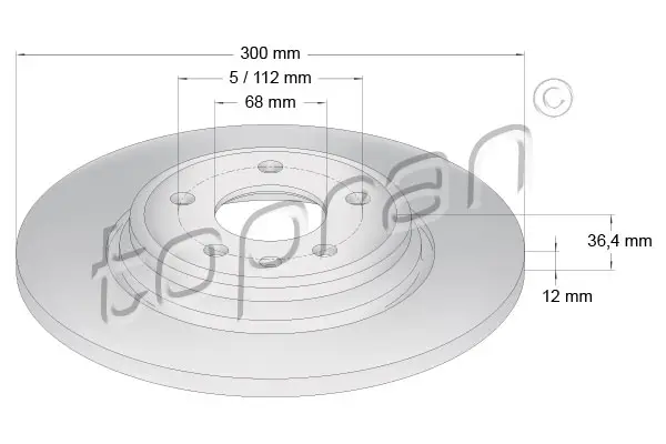 Online Kaufen TOPRAN 631 154 - Bremsscheibe