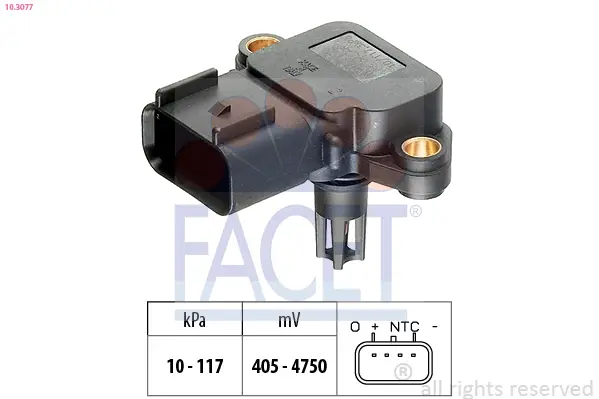 Markenprodukt FACET 10.3077 - Luftdrucksensor, Höhenanpassung